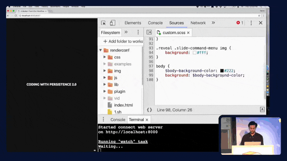 A Modern Front-End Workflow - video and slides available for my Render Conf talk