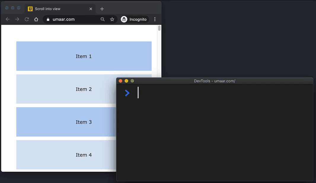 Smooth scroll to an element with zero dependencies