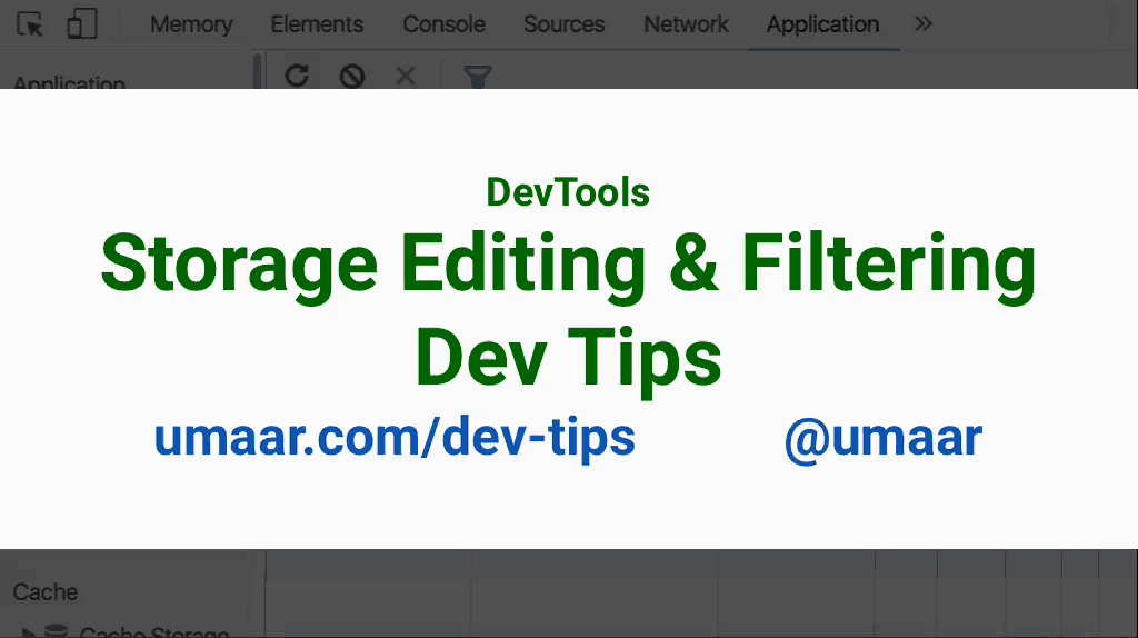 Find cookies and other local storage with new filtering and editing capabilities